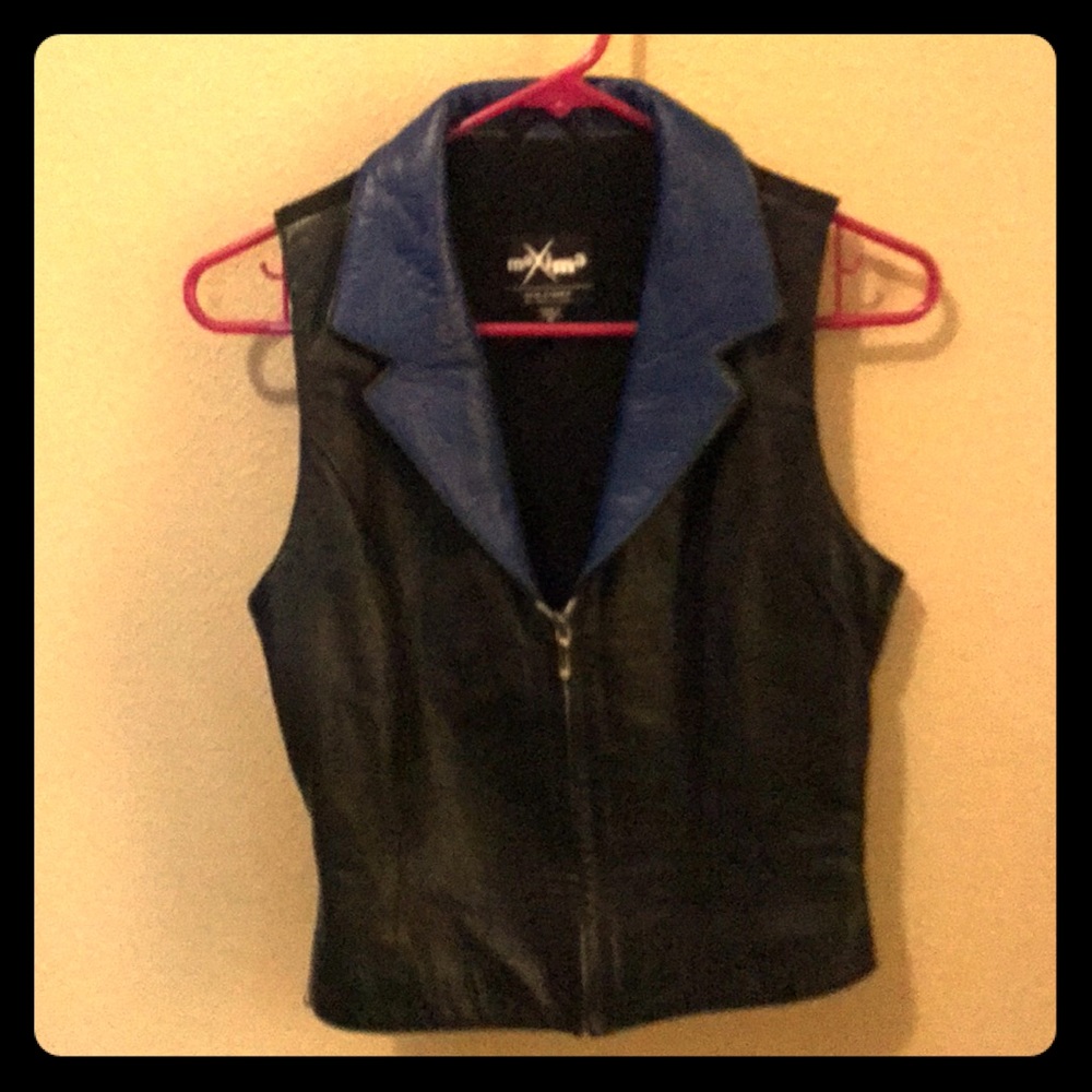 Wilson leather vest M